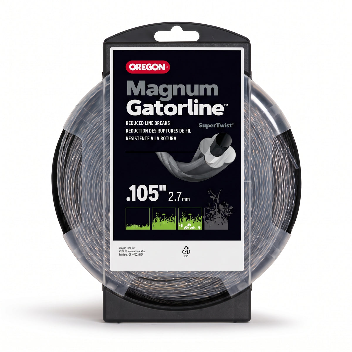 Oregon Magnum Gatorline SuperTwist trimmer line 2.7mm x 44m spool