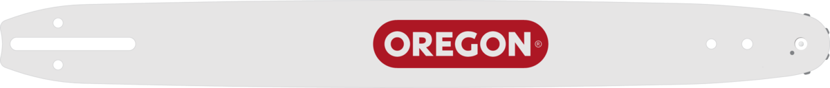 Oregon 18 inch chainsaw bar and chain combination, detail view