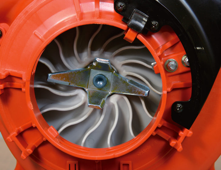 Echo ES-250ES Shred 'N' Vac petrol leaf blower vacuum shredder, detail view
