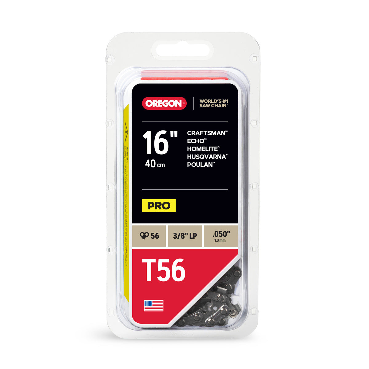 Oregon T56 VersaCut chainsaw chain for 16 inch bar