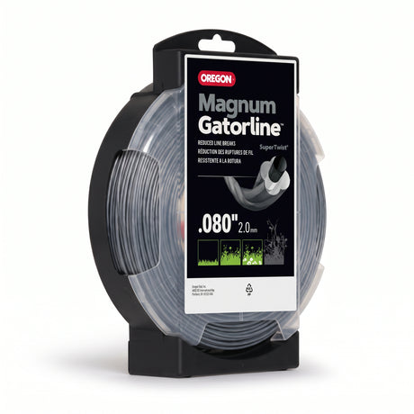 Oregon Magnum Gatorline SuperTwist trimmer line 2.0mm x 12m, side view