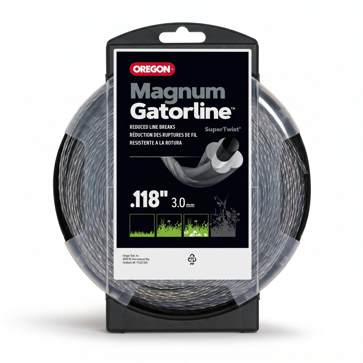 Oregon Magnum Gatorline SuperTwist trimmer line 3.0mm x 12m