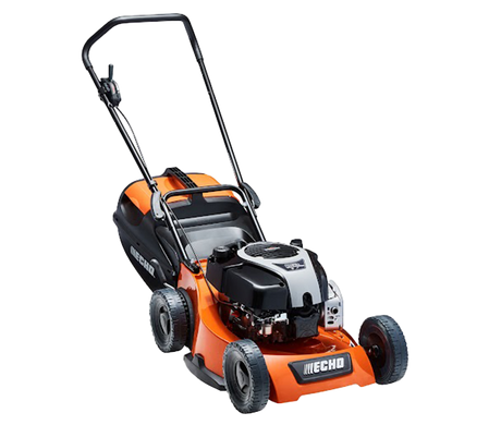 Echo 19 inch commercial petrol lawn mower 2692025, angle view