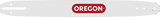 Oregon 18 inch chainsaw bar and chain combination, detail view