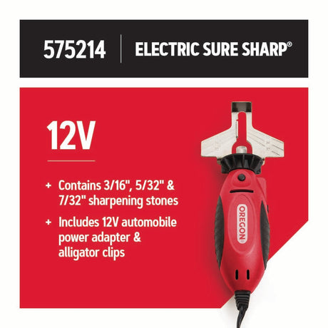 Oregon 12V Sure Sharp electric chainsaw sharpener, packaging