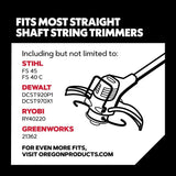 Oregon Magnum Gatorline SuperTwist trimmer line 2.7mm x 216m spool, in use