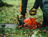 Echo CS-590 59.8cc petrol chainsaw with 20 inch bar, packaging