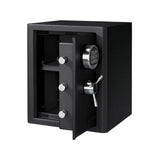 Lokaway premium security safe 34 x 36 x 43cm with Swing'n'Slide door, in use