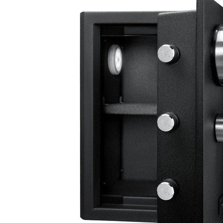 Lokaway premium security safe 34 x 36 x 43cm with Swing'n'Slide door, close-up