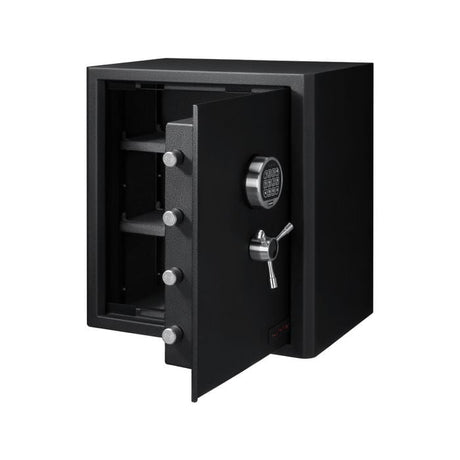 Lokaway premium security safe 34 x 50 x 55cm with Swing'n'Slide door, angle view