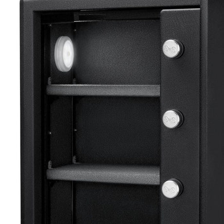 Lokaway premium security safe 34 x 50 x 55cm with Swing'n'Slide door, packaging