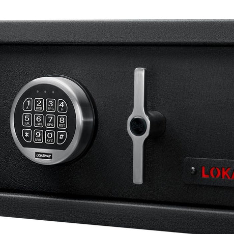 Lokaway premium security safe 40 x 50 x 22cm with Swing'n'Slide door, detail view