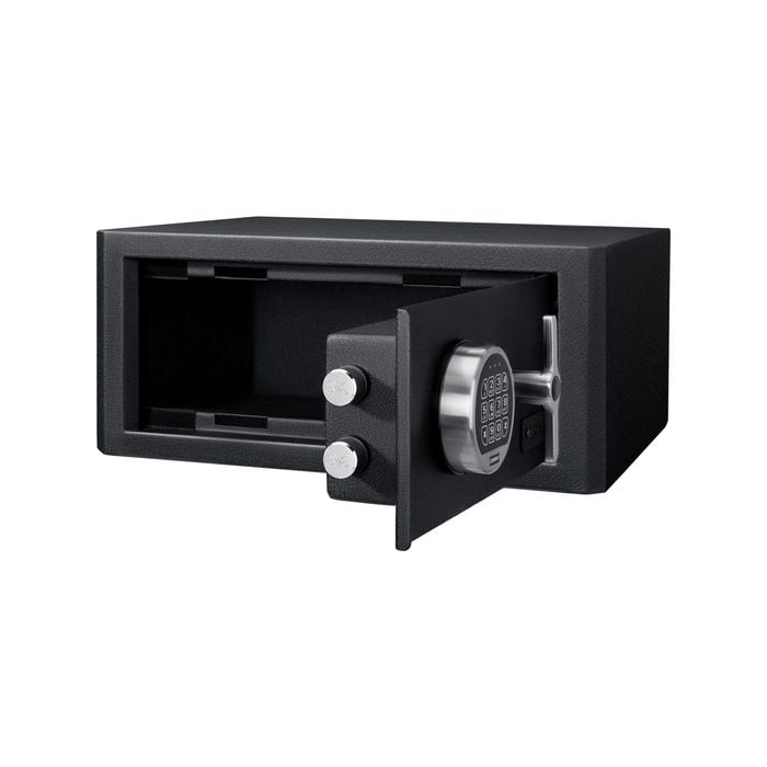Lokaway premium security safe 40 x 50 x 22cm with Swing'n'Slide door, angle view