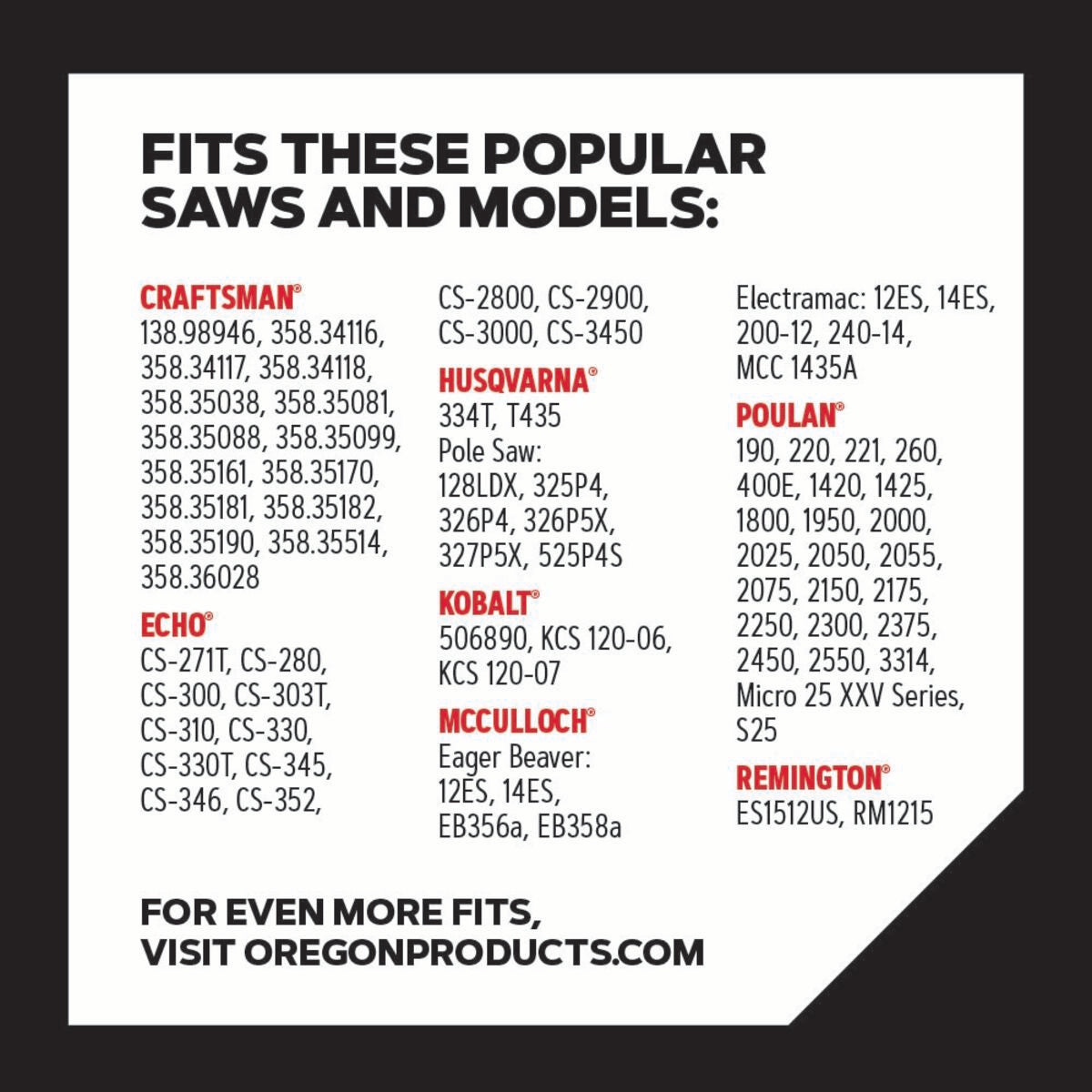 Oregon T45 VersaCut chainsaw chain for 12 inch bar, detail view