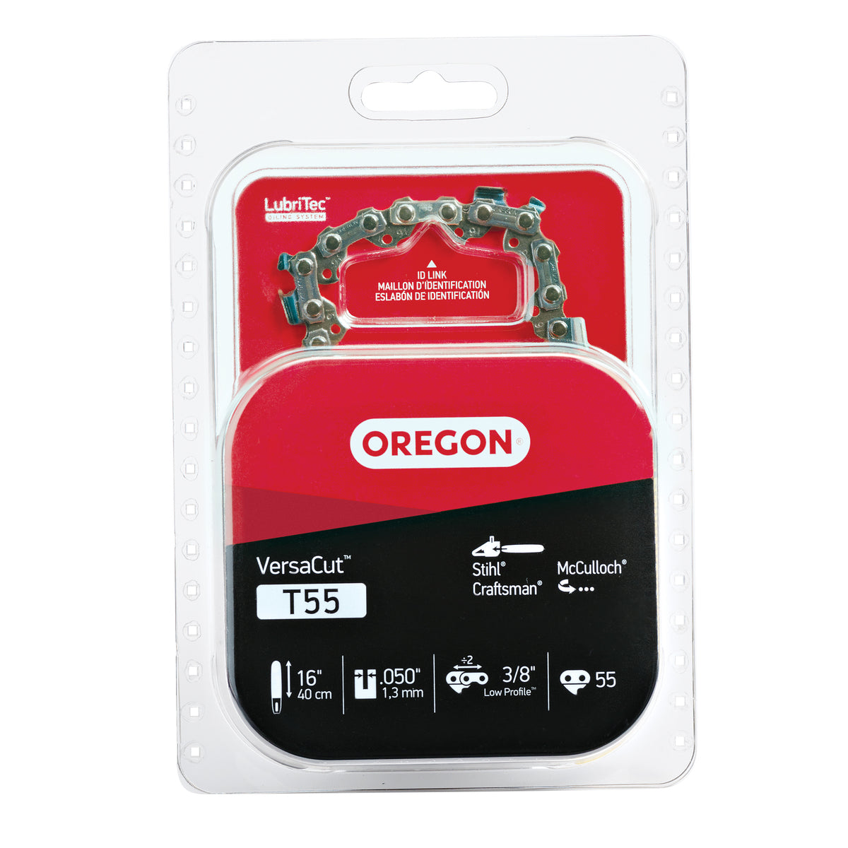 Oregon T55 VersaCut chainsaw chain for 16 inch bar